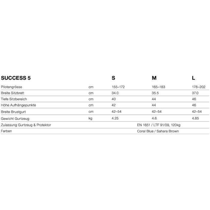 Advance Succes 5 paragliding harnas - Afbeelding 3