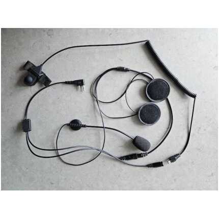 paragliding headset voor helm inbouw
