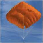 paragliding reserve vouwen, square reserve