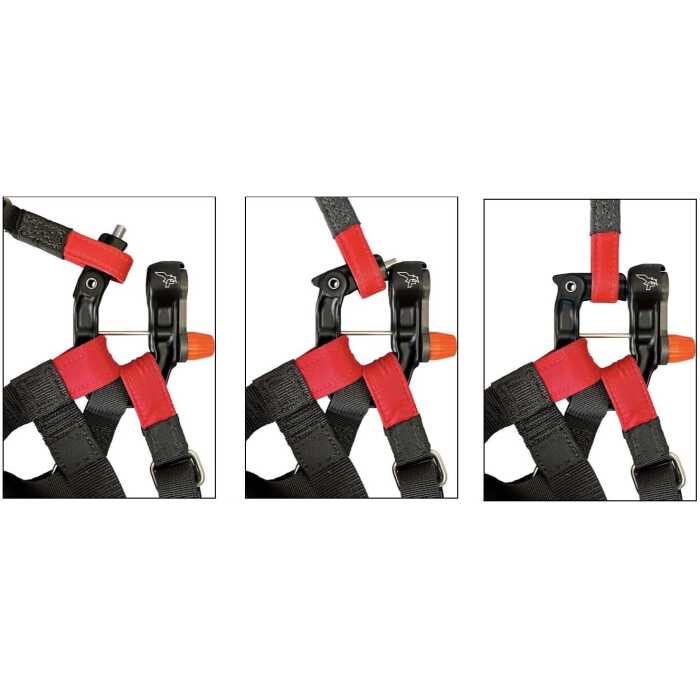 paragliding paralock3 karabiners