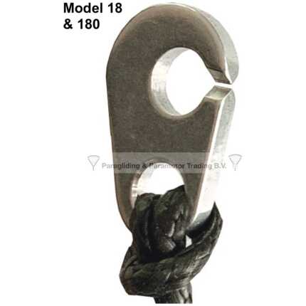paragliding brummelhaakje of brummelhook