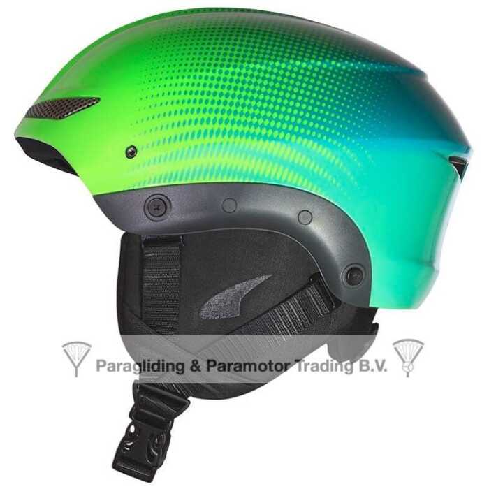 groene paragliding helm vitesse