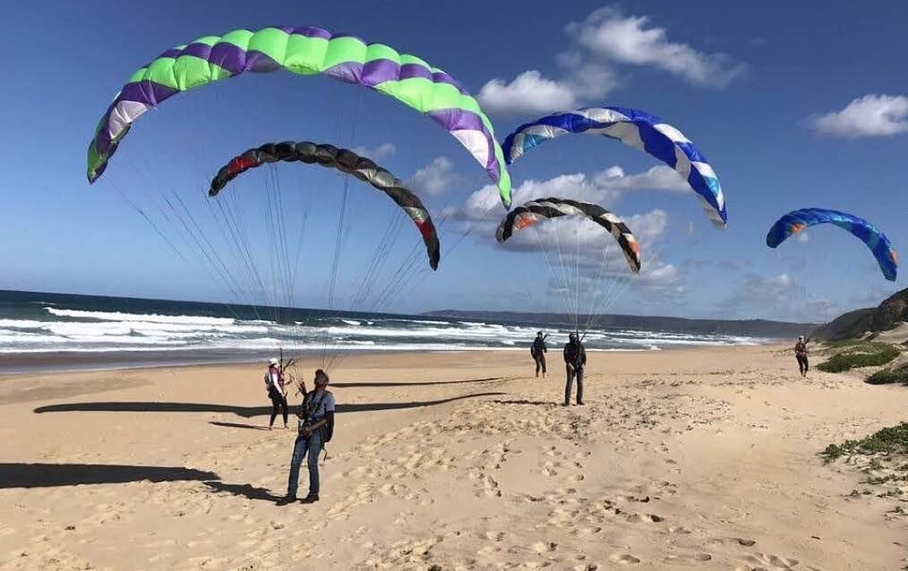 paragliding aan de kust, schadelijk voor de paragliders