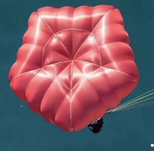 paragliding reserve scherm, noodchute of noodscherm