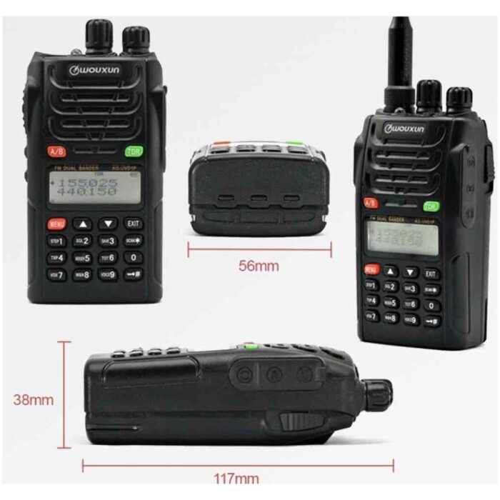 Wouxun KG-UVD1P KG-UV1D paragliding portofoon walkie talkie