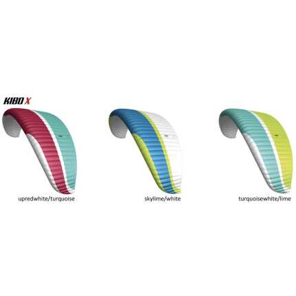 Paraglider van UP : KIBO X Leverbare kleurstellingen