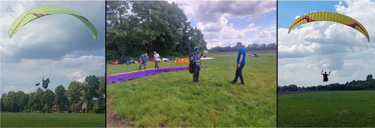 Paragliden in Nederland drieluik