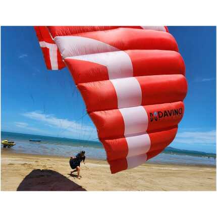 Davinci Doremi mini wing oefenen op het strand