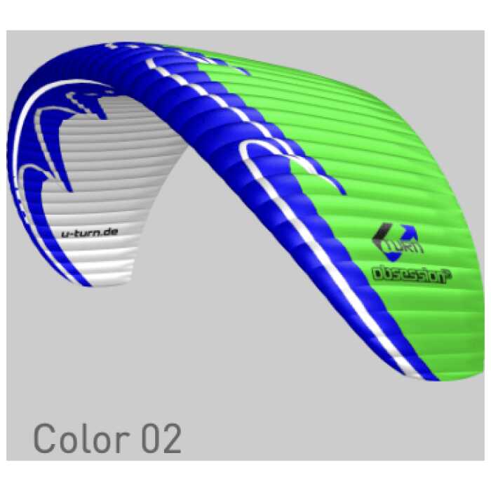U-Turn obsession 5 paraglider kleur 2