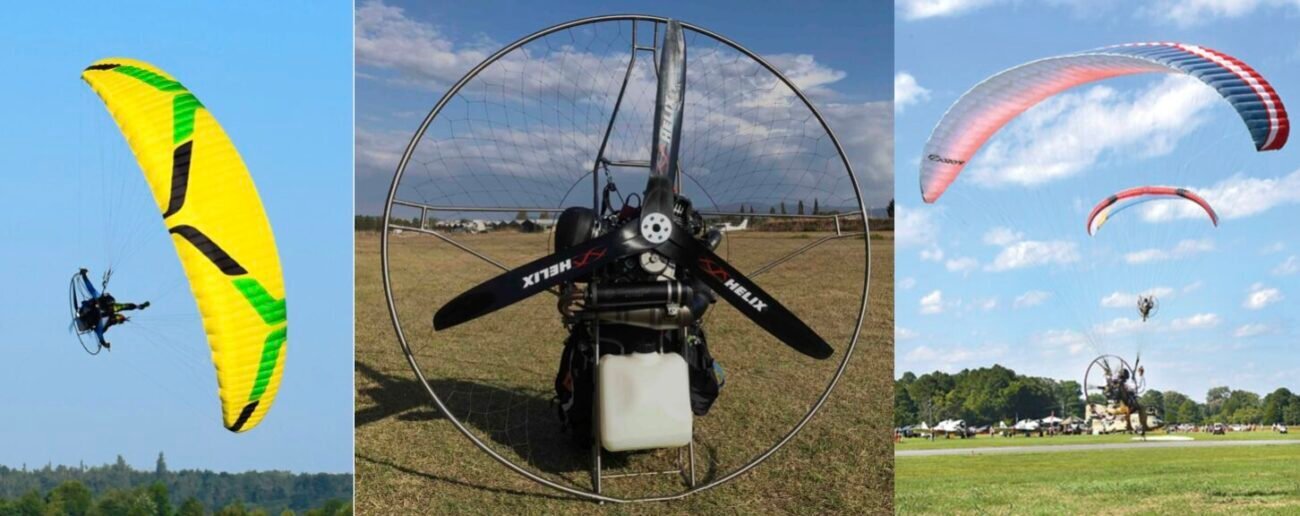 paraglider met motor web artikel met uitleg